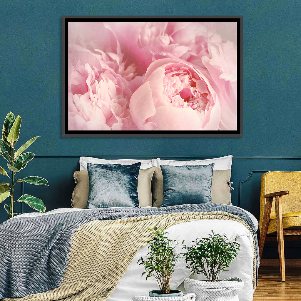 Soft Pink Peony Close Up Wall Art
