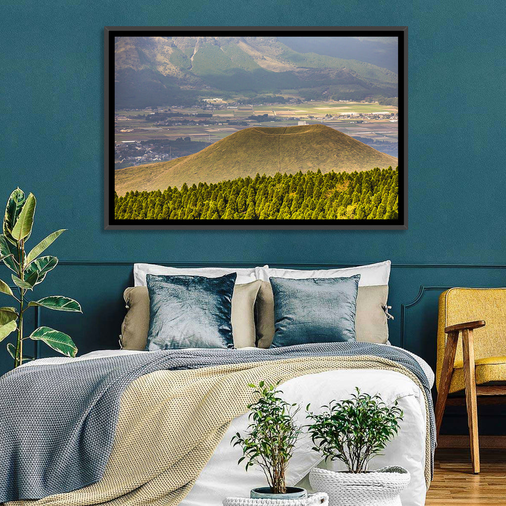 Mount Aso Komezuka Crater Wall Art
