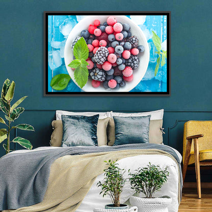 Frozen Berry Bowl Wall Art