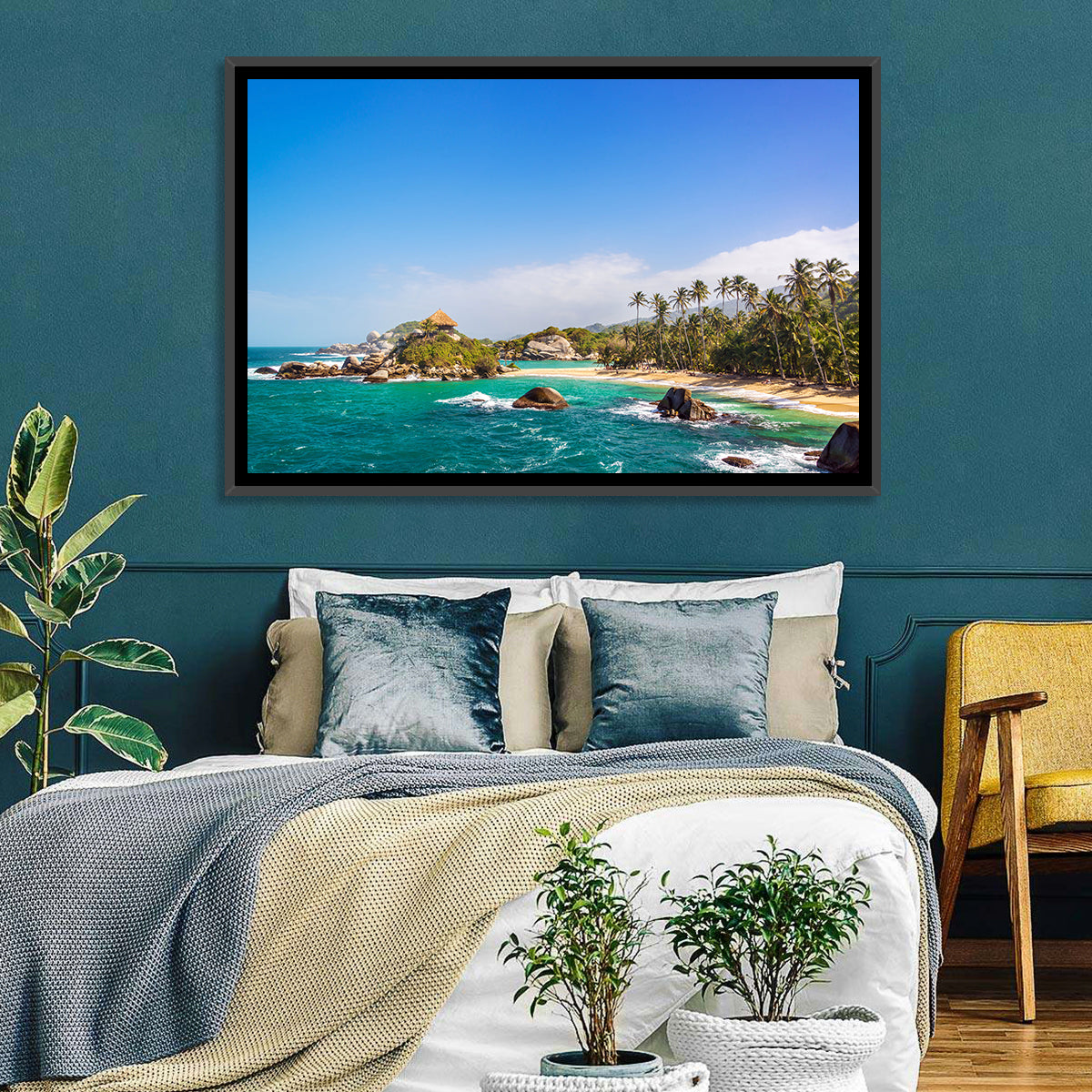 Cabo San Juan Del Guia Beach Wall Art in a room, landscape