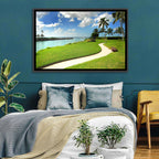 Tropical Coastal Pathway Wall Art