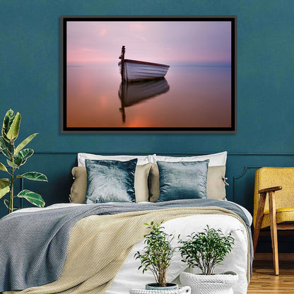 Pastel Boat Reflection Wall Art