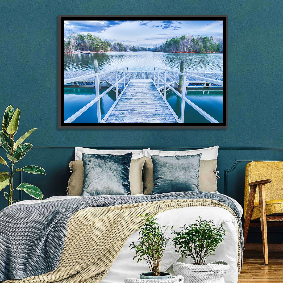 Morning at Lake Wylie Wall Art
