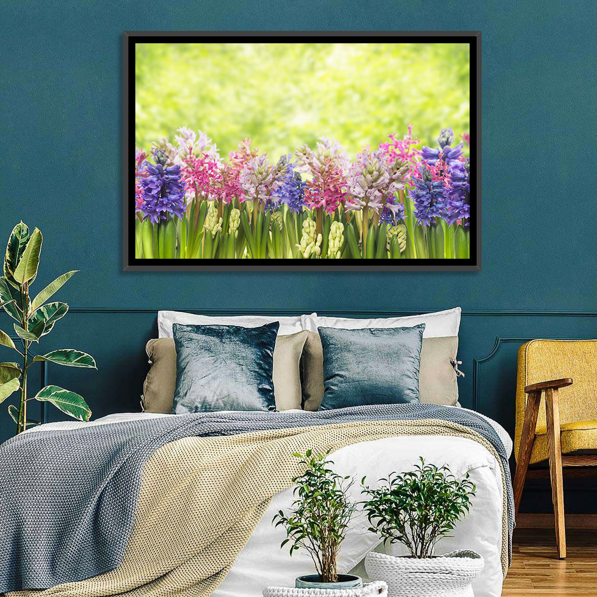 Hyacinth Cluster in Bloom Wall Art