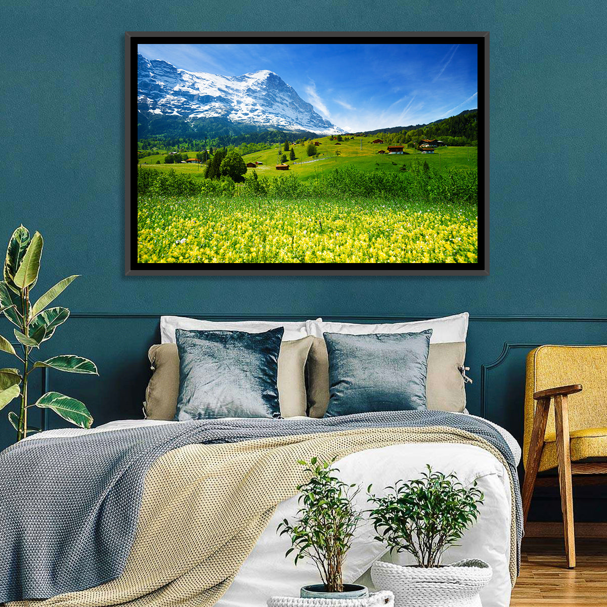 Alpine Wildflower Meadow Wall Art