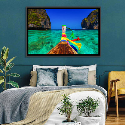 Maya Bay Long-tail Boat Wall Art