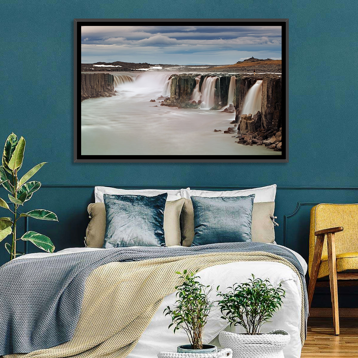 Selfoss Waterfall Wall Art