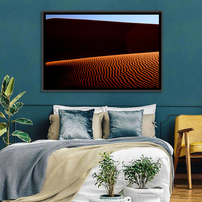 Golden Hour Sand Dunes Wall Art