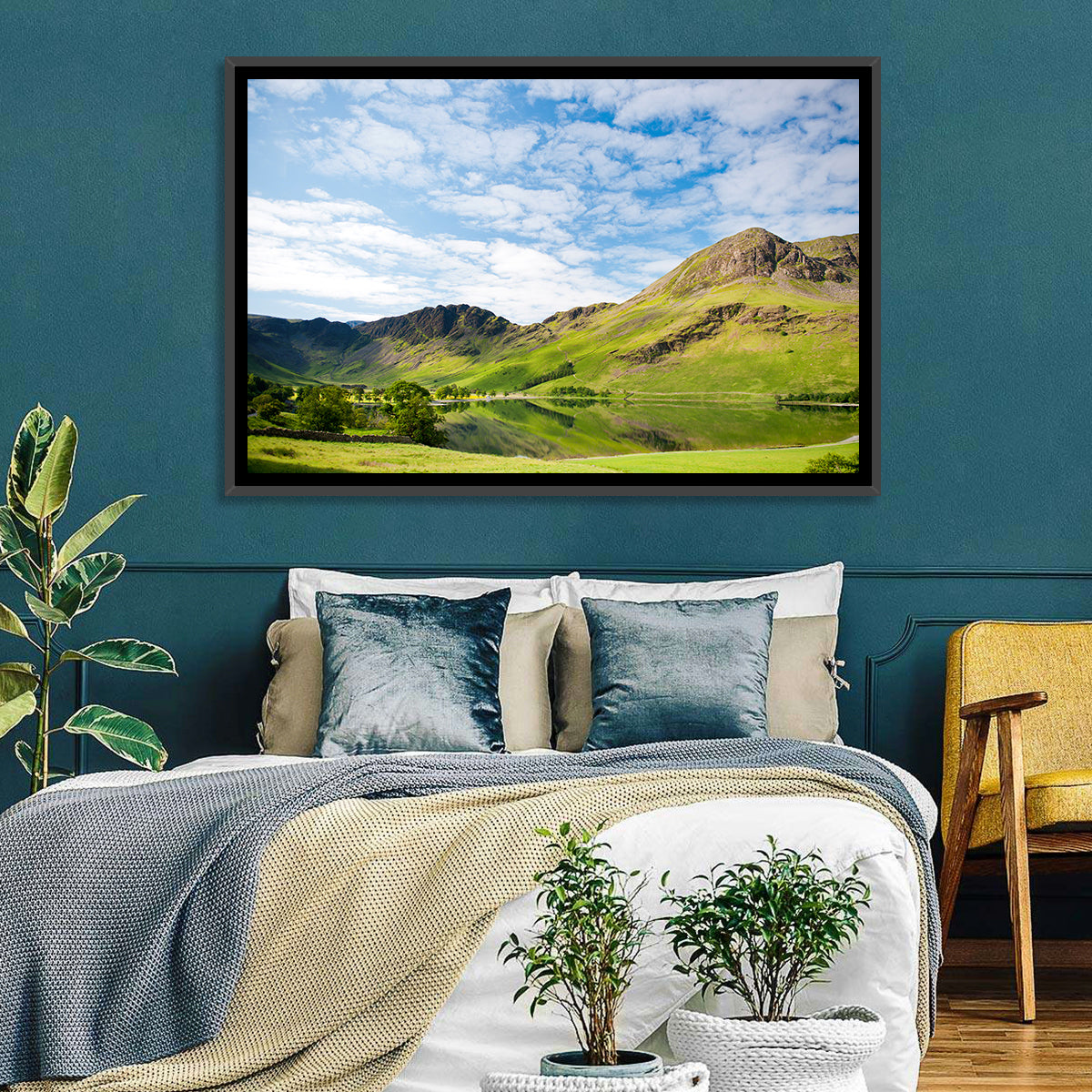 Haystacks Reflection at Buttermere Wall Art