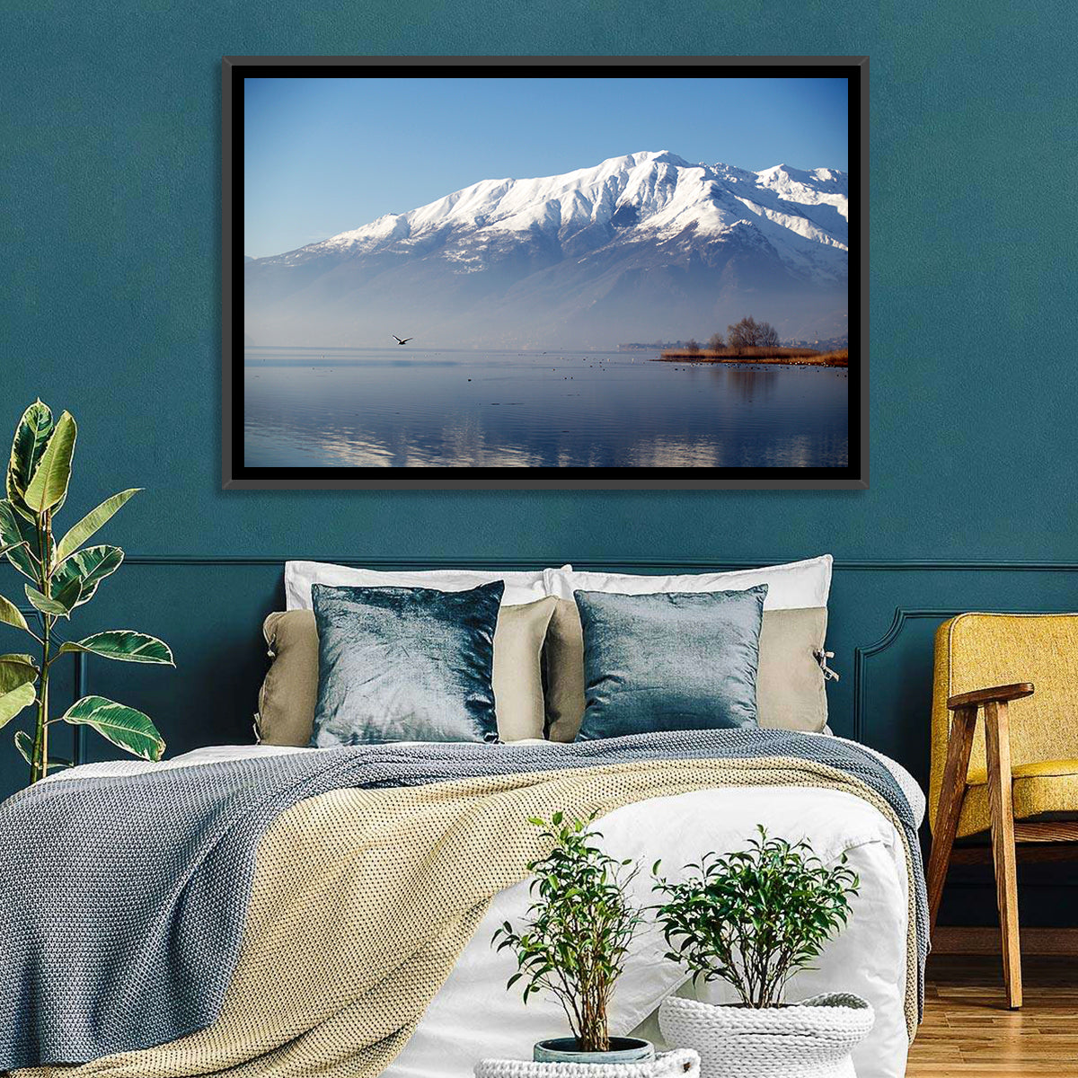 Lake Como Reflection Wall Art