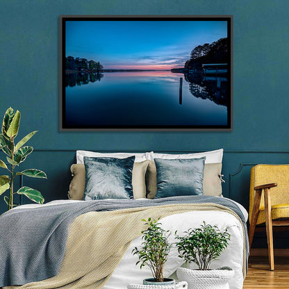 Lake Gaston Twilight Reflection Wall Art