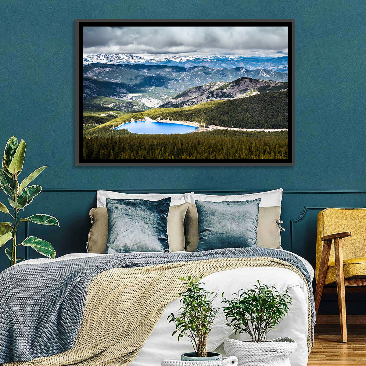 Mt Evans Echo Lake View Wall Art