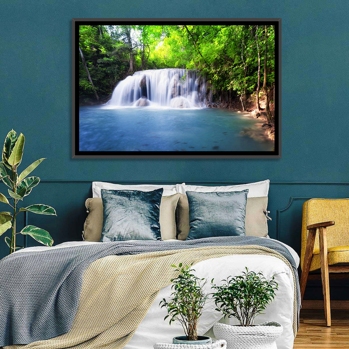 Erawan Waterfall Emerald Pool Wall Art