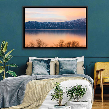 Lake Sevan Golden Dusk Wall Art