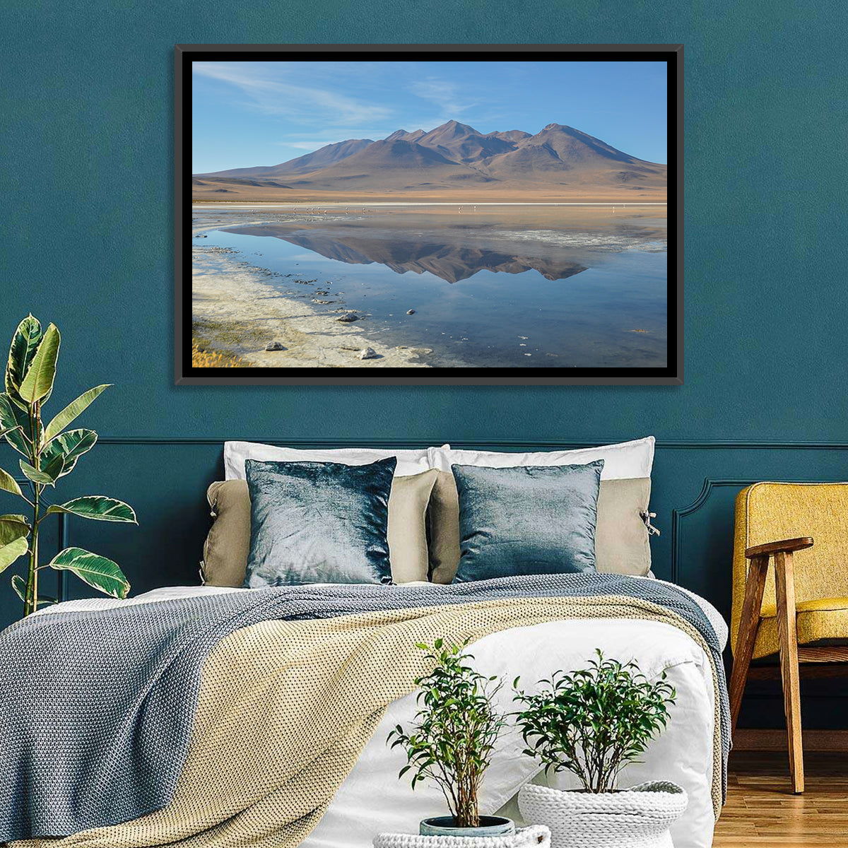 Sur Lipez Salt Lake Reflection Wall Art