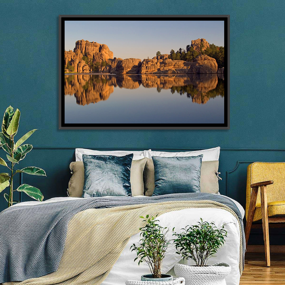 Sylvan Lake Reflection Wall Art