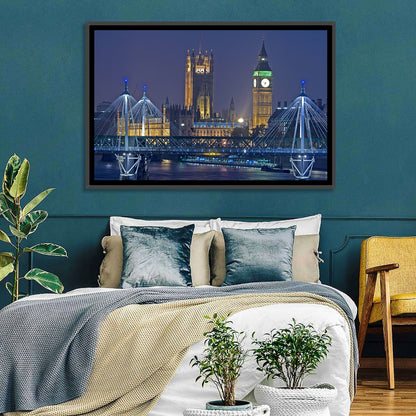 Big Ben Night Skyline Wall Art