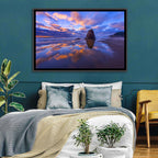 Oregon Coast Sea Stack Sunset Wall Art
