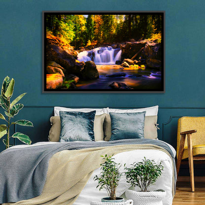 Mountain Waterfall Wall Art