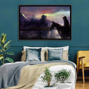 Horseman & Medieval Castle Wall Art