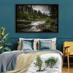 Mossy Forest Stream Wall Art