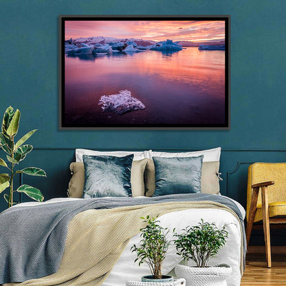 Jökulsárlón Dusk Lagoon Wall Art