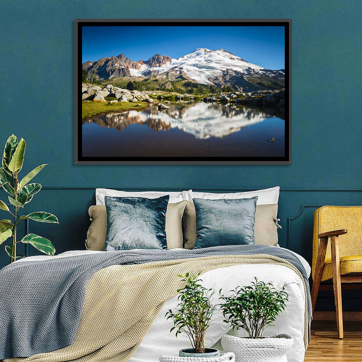 Snow-capped Mount Baker Wall Art