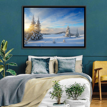 Carpathian Winter Sunrise Wall Art