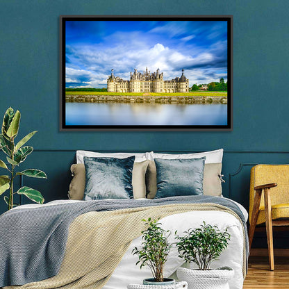 Château De Chambord Reflection Wall Art
