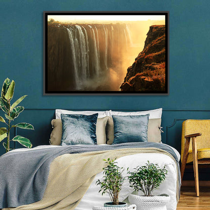 Victoria Falls Golden Hour Wall Art