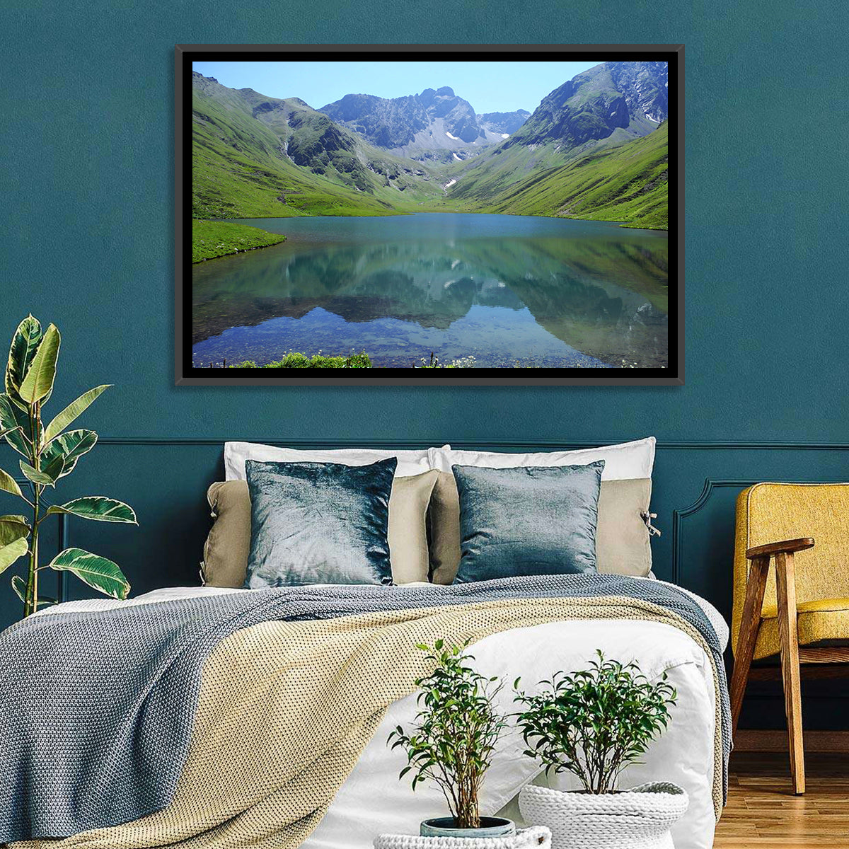 Urup Lake Reflection Wall Art
