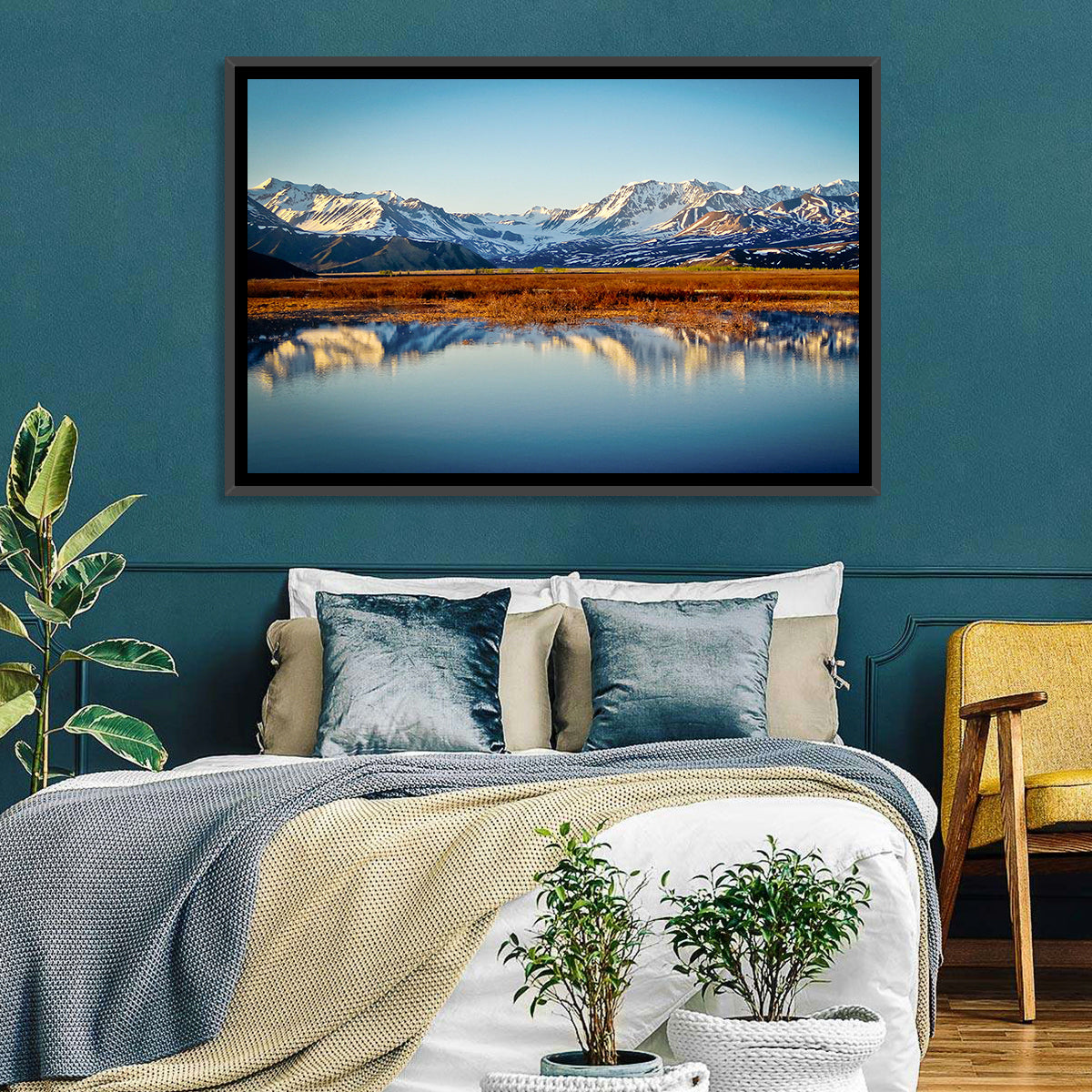 Summit Lake Reflection Wall Art