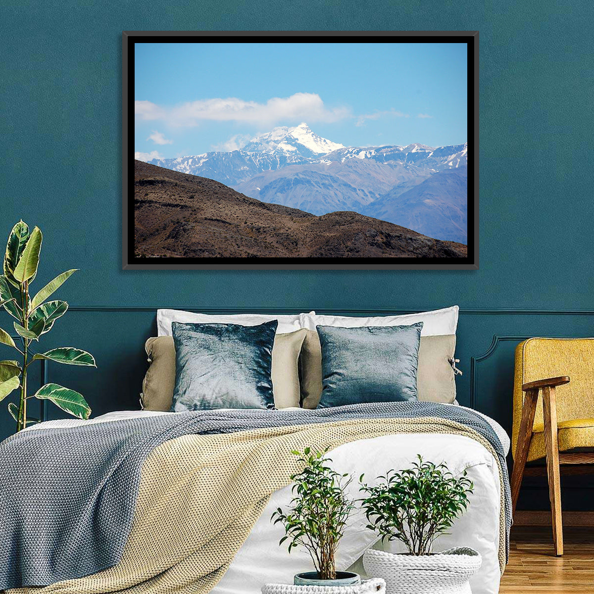 Snow-capped Mount Aconcagua Wall Art
