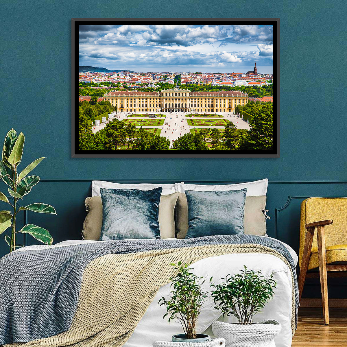Schönbrunn Palace and Great Parterre Gardens Wall Art