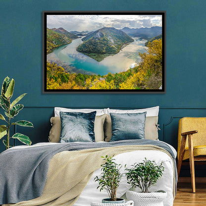 Rijeka Crnojevića Bend, Lake Skadar Wall Art