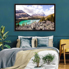 Lake Ohara Rocky Shore Wall Art