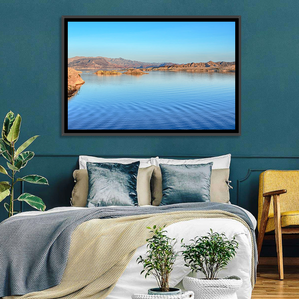 Lake Mead Rocky Shoreline Wall Art