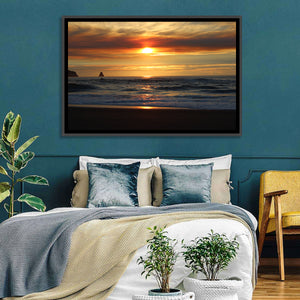 Oregon Coastal Sunset Wall Art