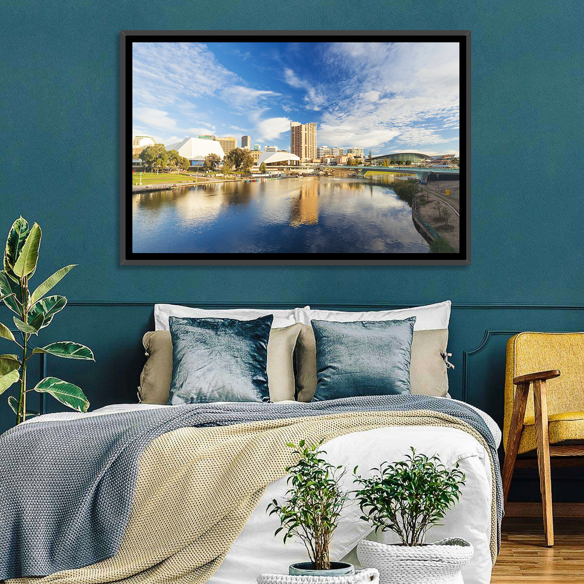 Adelaide River Torrens Skyline Wall Art
