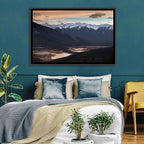 Banff Mountain Lake at Dusk Wall Art