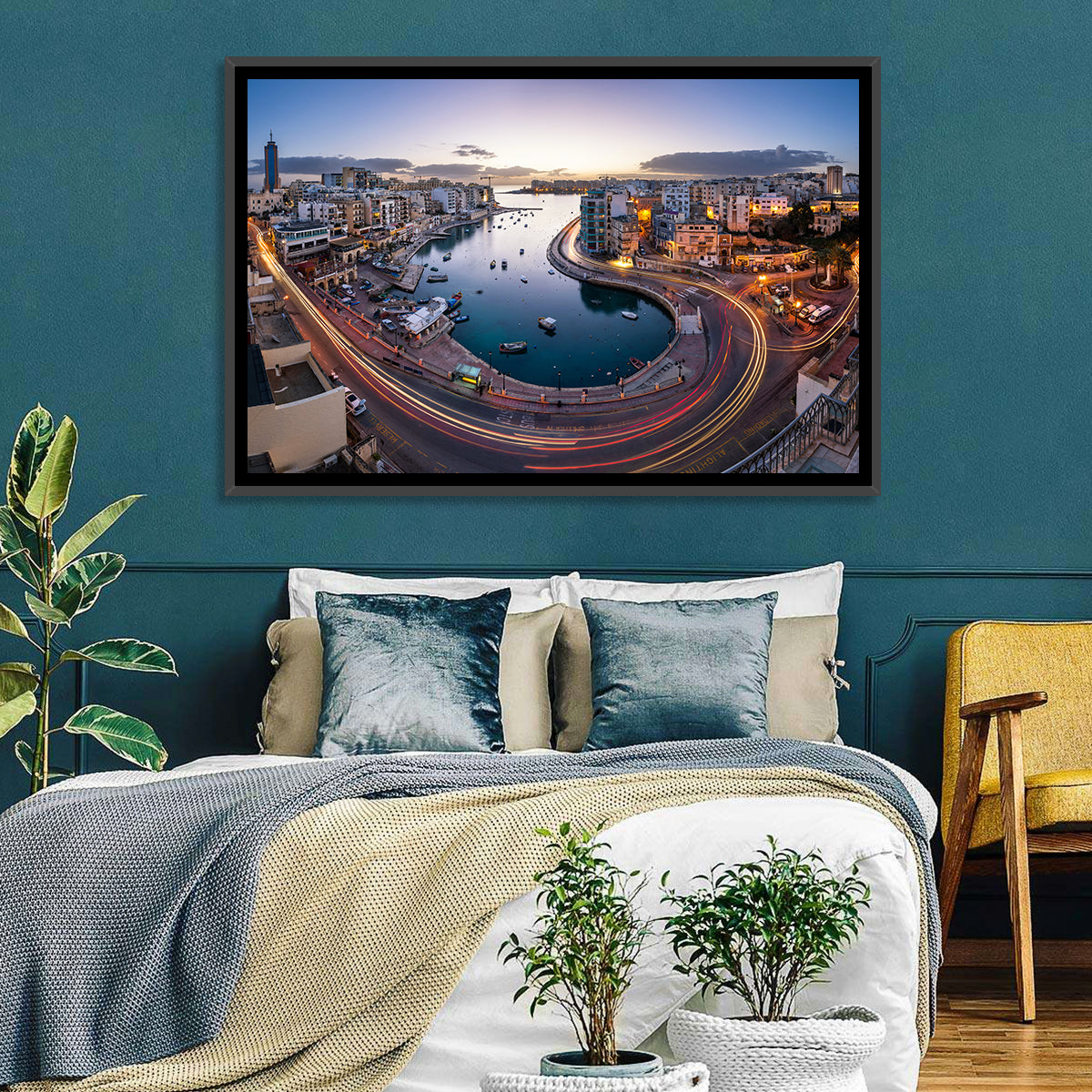 Spinola Bay Light Trails Wall Art