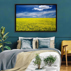 Sunlit Canola Field Wall Art