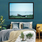 Red Ribbon Boat on Lake Victoria Wall Art