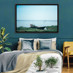 Boat In Lake Victoria Wall Art