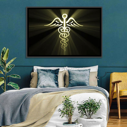 Medical Corps Caduceus Emblem Wall Art