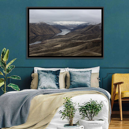 Snow-dusted Snake River Canyon Wall Art