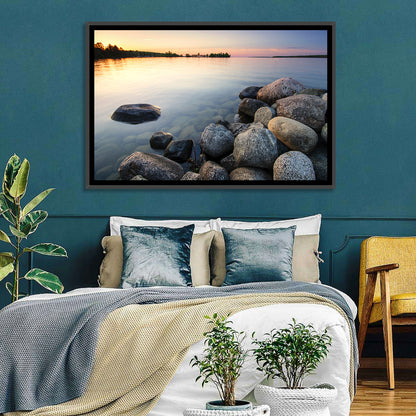Minnesota Lakeshore Sunset Wall Art