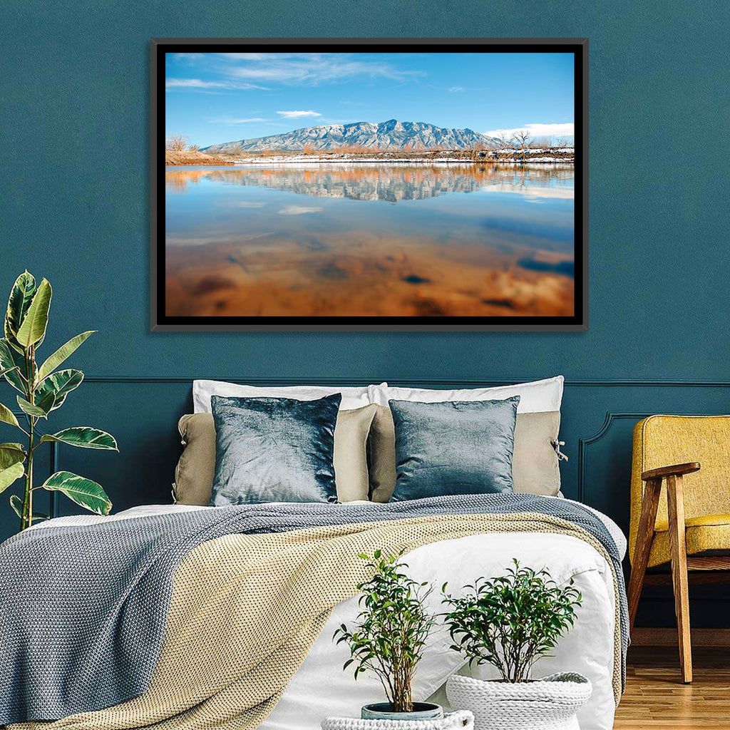 Rio Grande at Sandia Mountains Wall Art