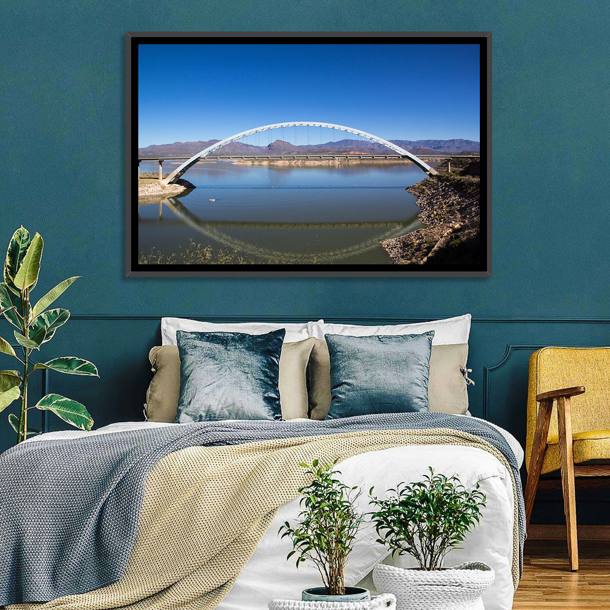 Roosevelt Lake Arch Bridge Wall Art