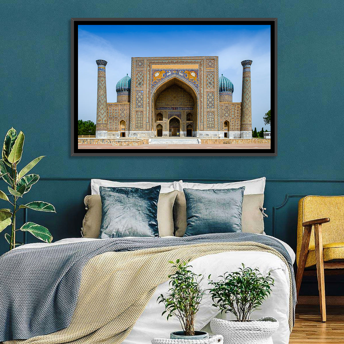 Sher-dor Madrasah, Registan Square Wall Art